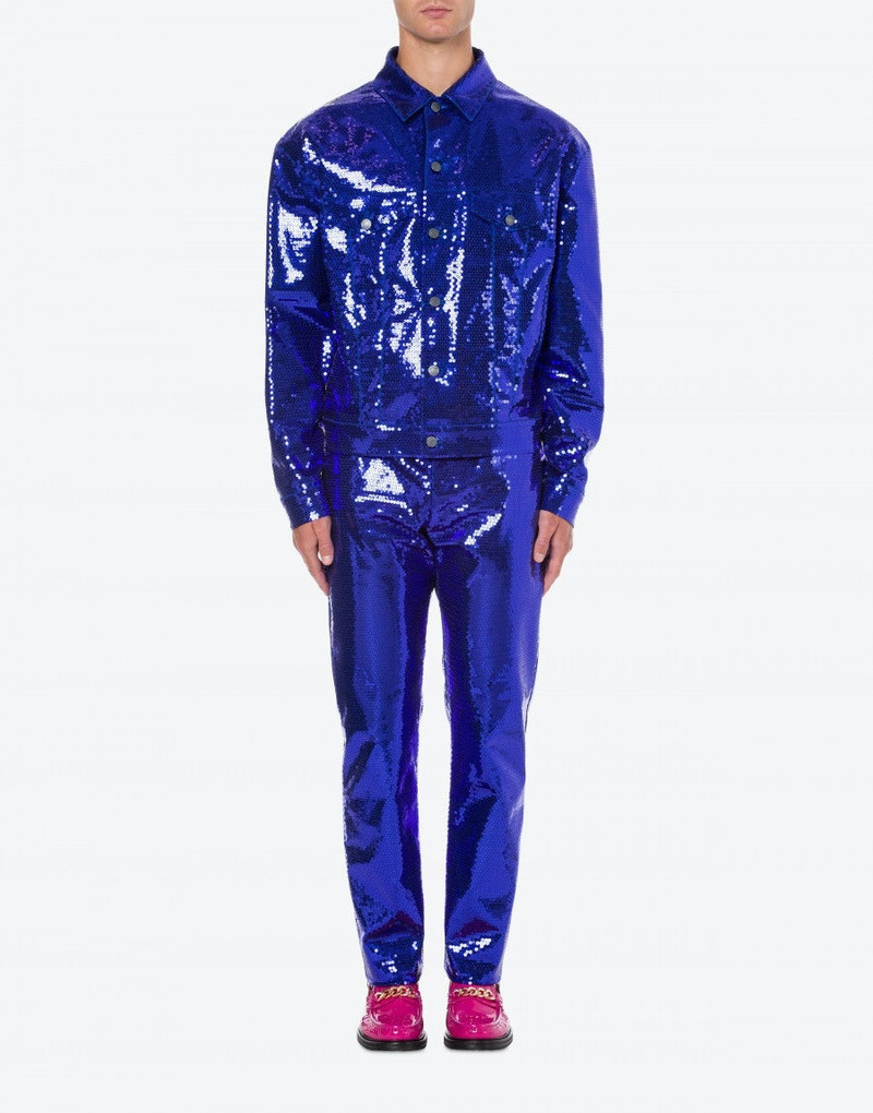 Moschino SEQUINS GABARDINE JACKET outlook