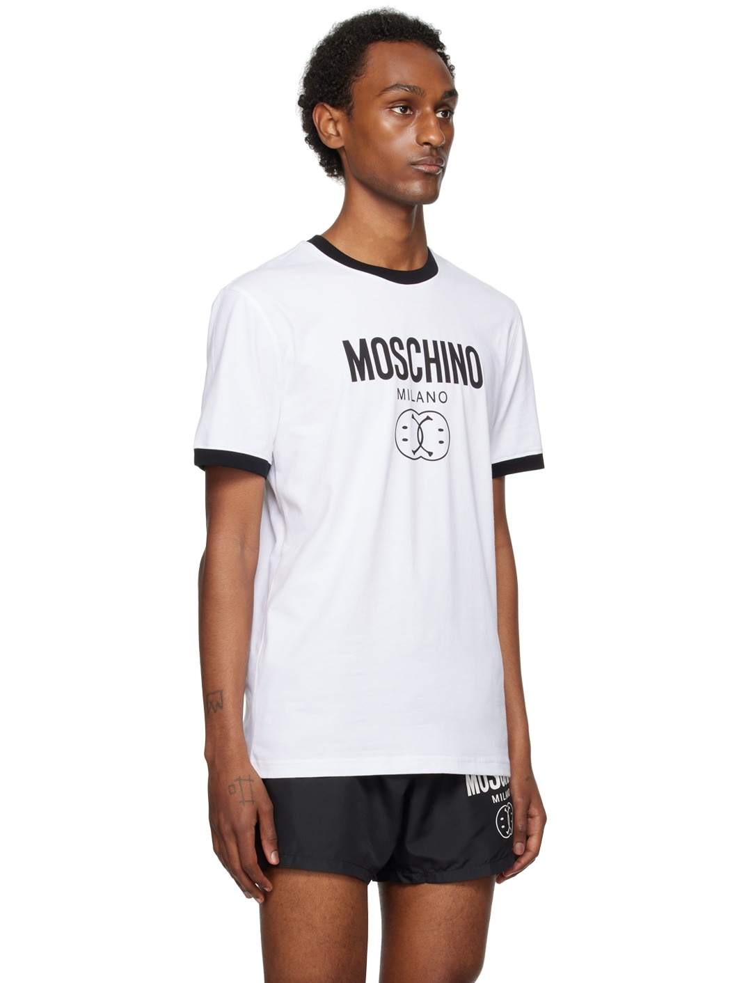 White Double Smiley T-Shirt - 2