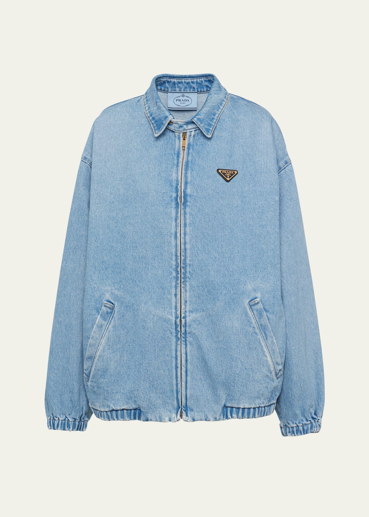 Denim Bleached Loose Jacket - 1