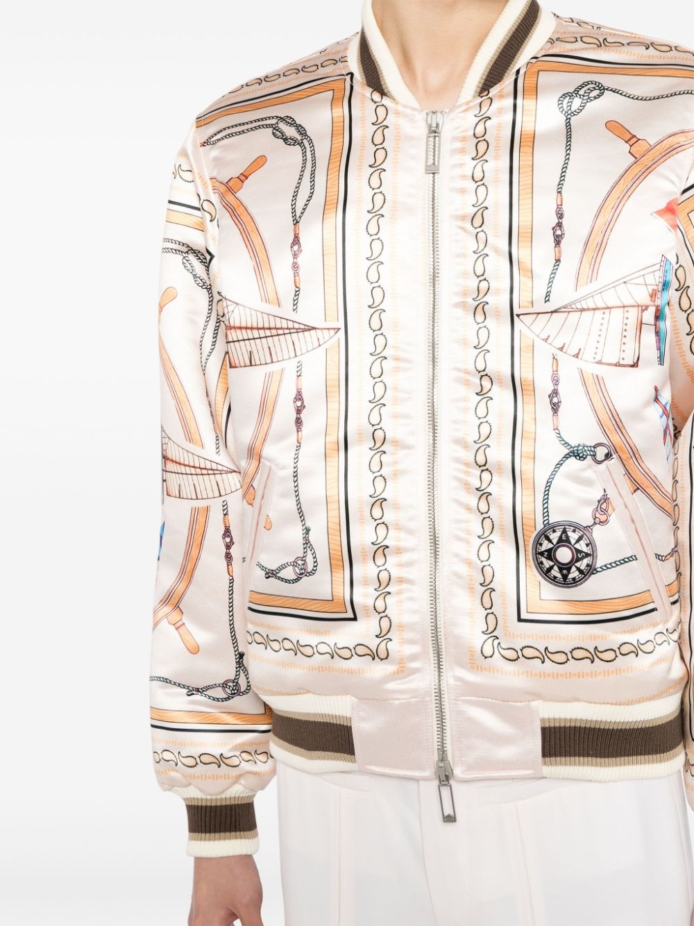 x Nautica satin bomber jacket - 5