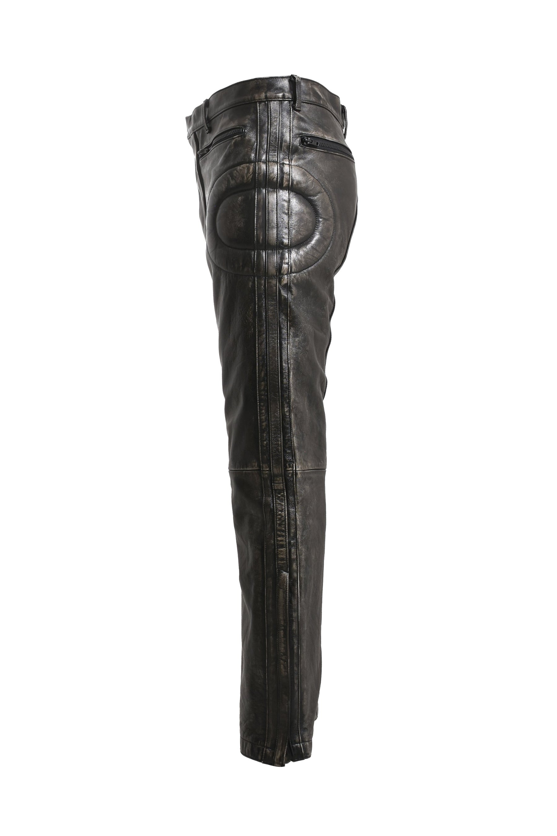 LEATHER PANTS / BLK - 7