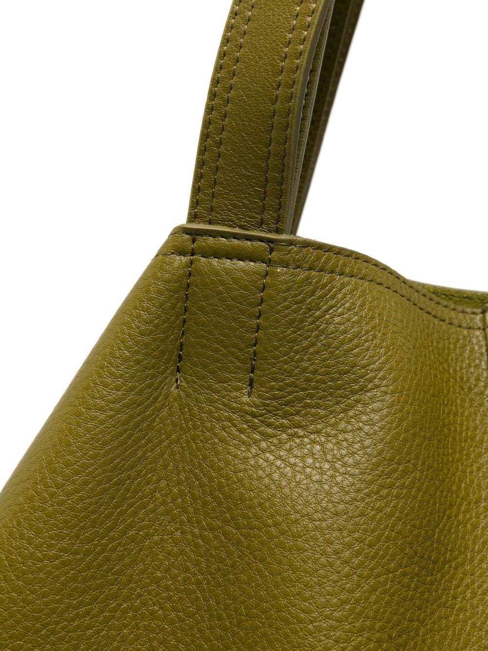 leather tote bag - 4