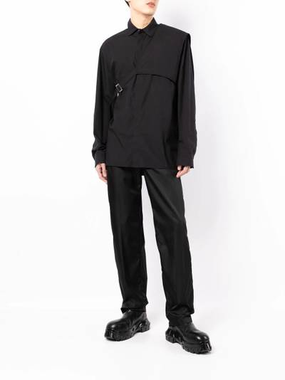 Ambush buckle-detail long-sleeve shirt outlook