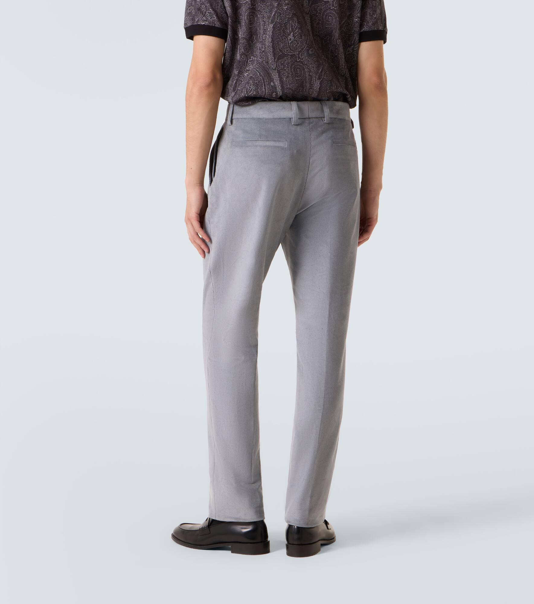 Cotton straight pants - 4