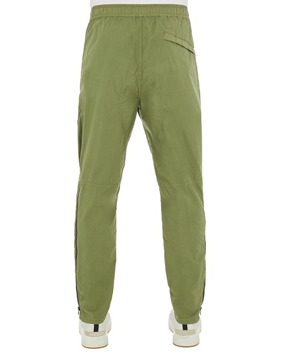 30803 STRETCH COTTON TELA 'PARACADUTE'_ GARMENT DYED OLIVE GREEN - 2