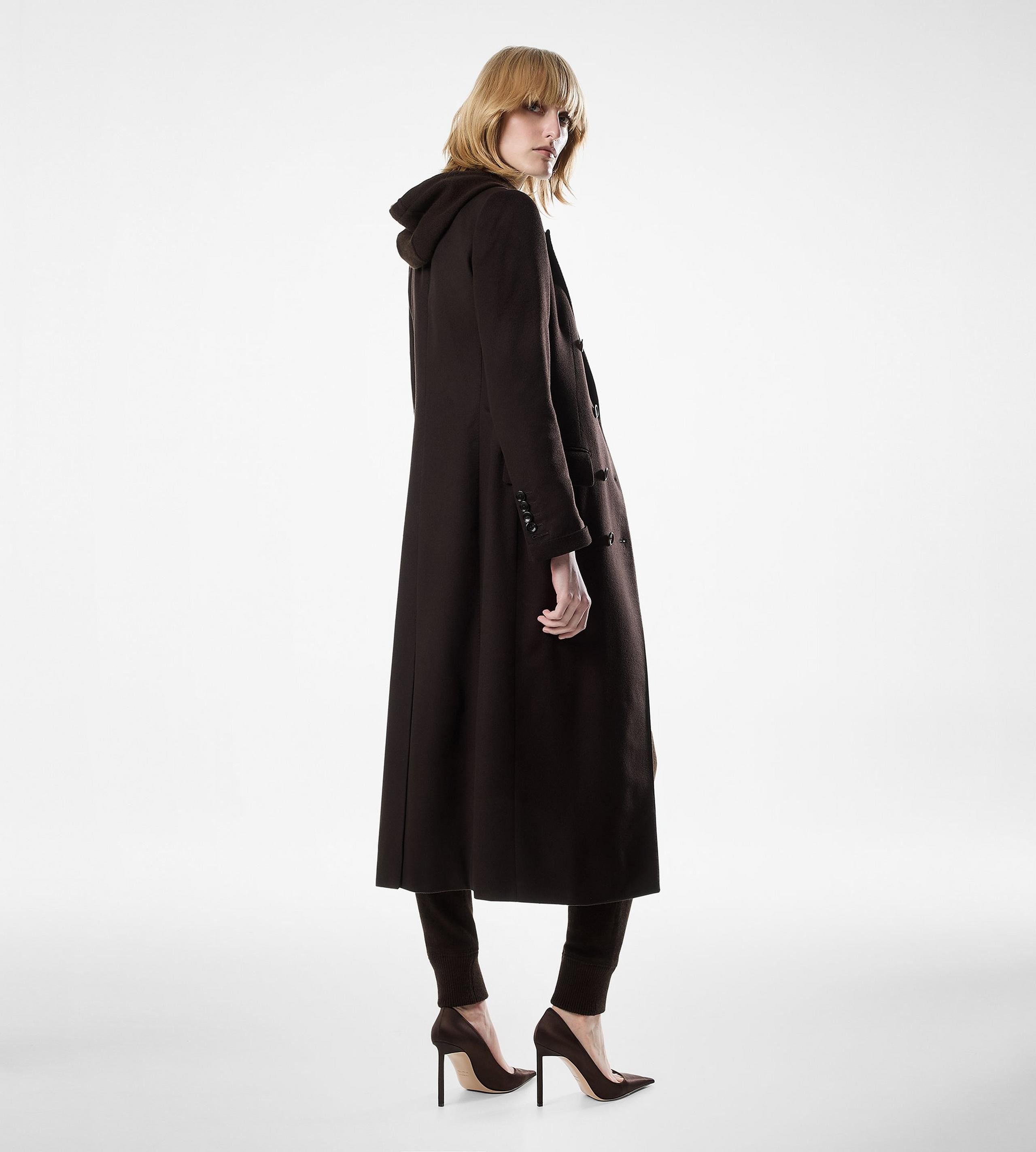DOUBLE BREASTED CASHMERE COAT - 3