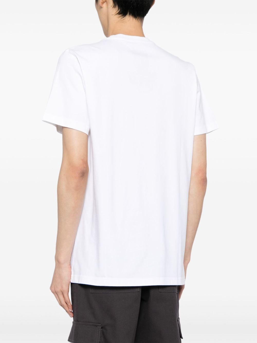 logo-print cotton T-shirt - 4