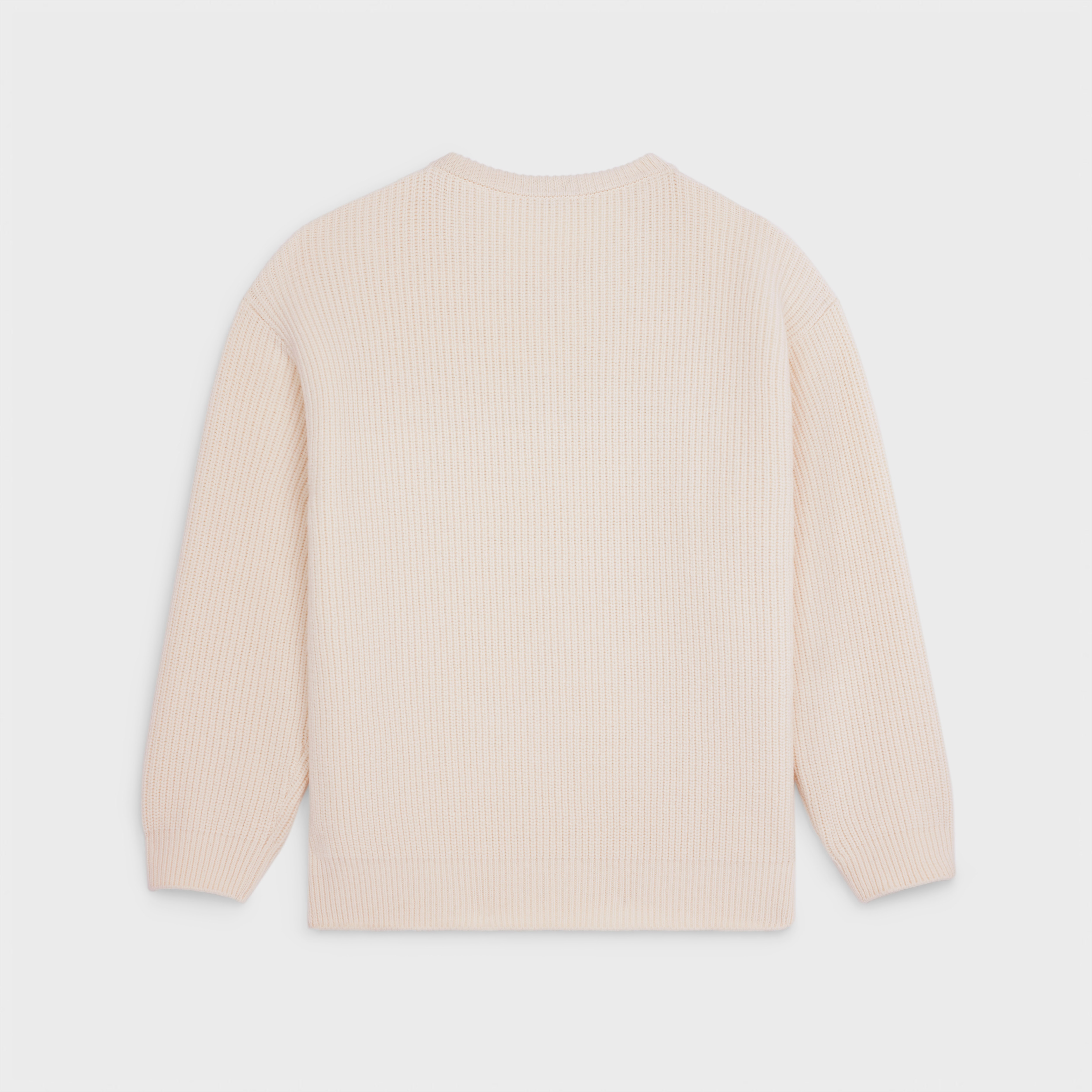 OVERSIZED CELINE SWEATER IN RIBBED WOOL WITH STUDS - 2