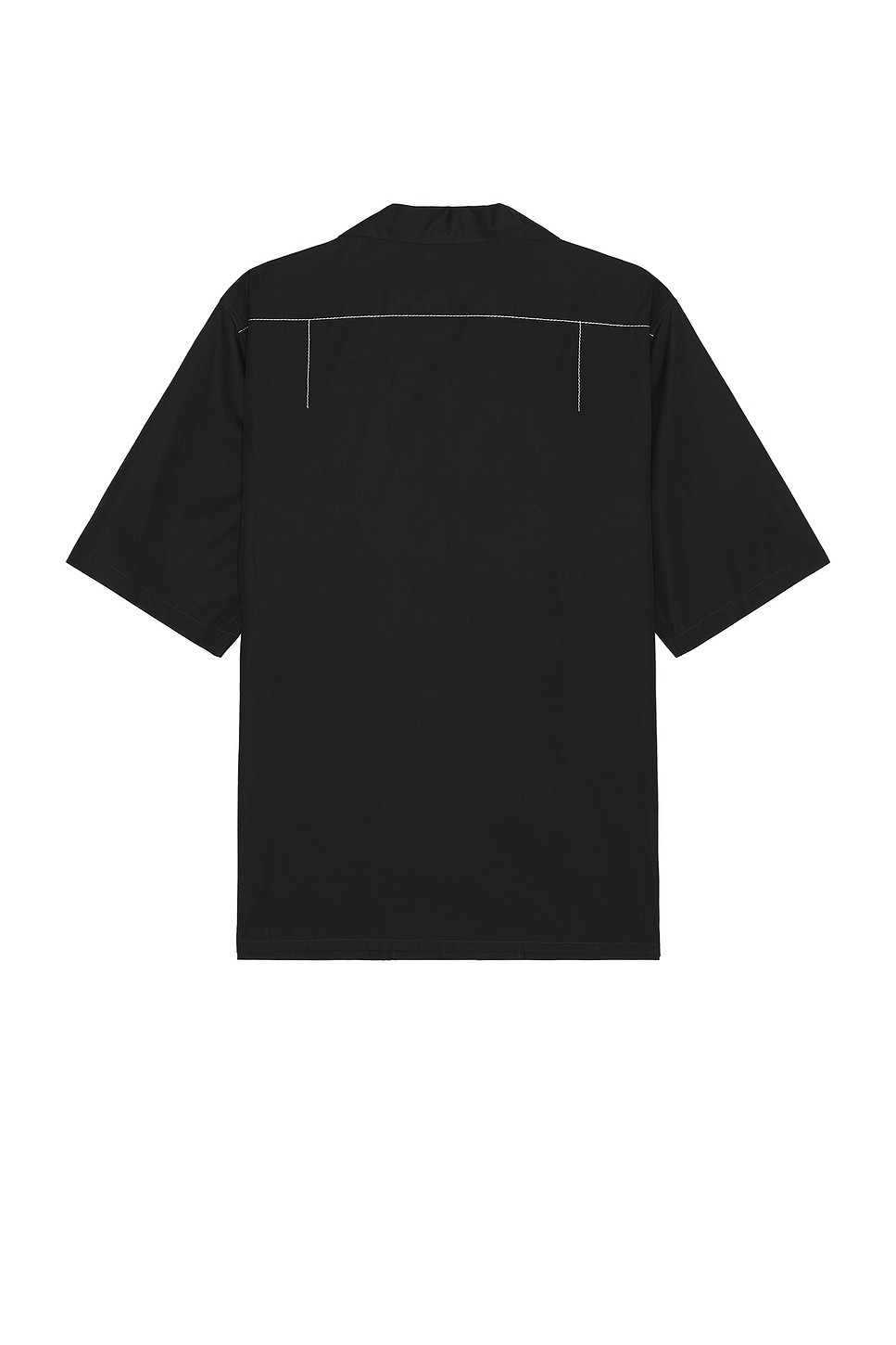 Stitching Short Sleeve Shirt - 2