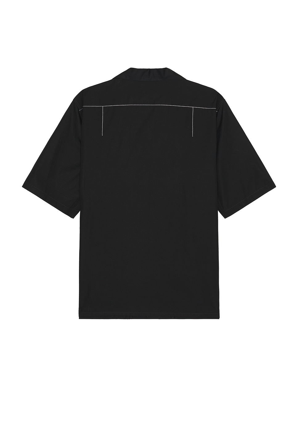 Stitching Short Sleeve Shirt - 2