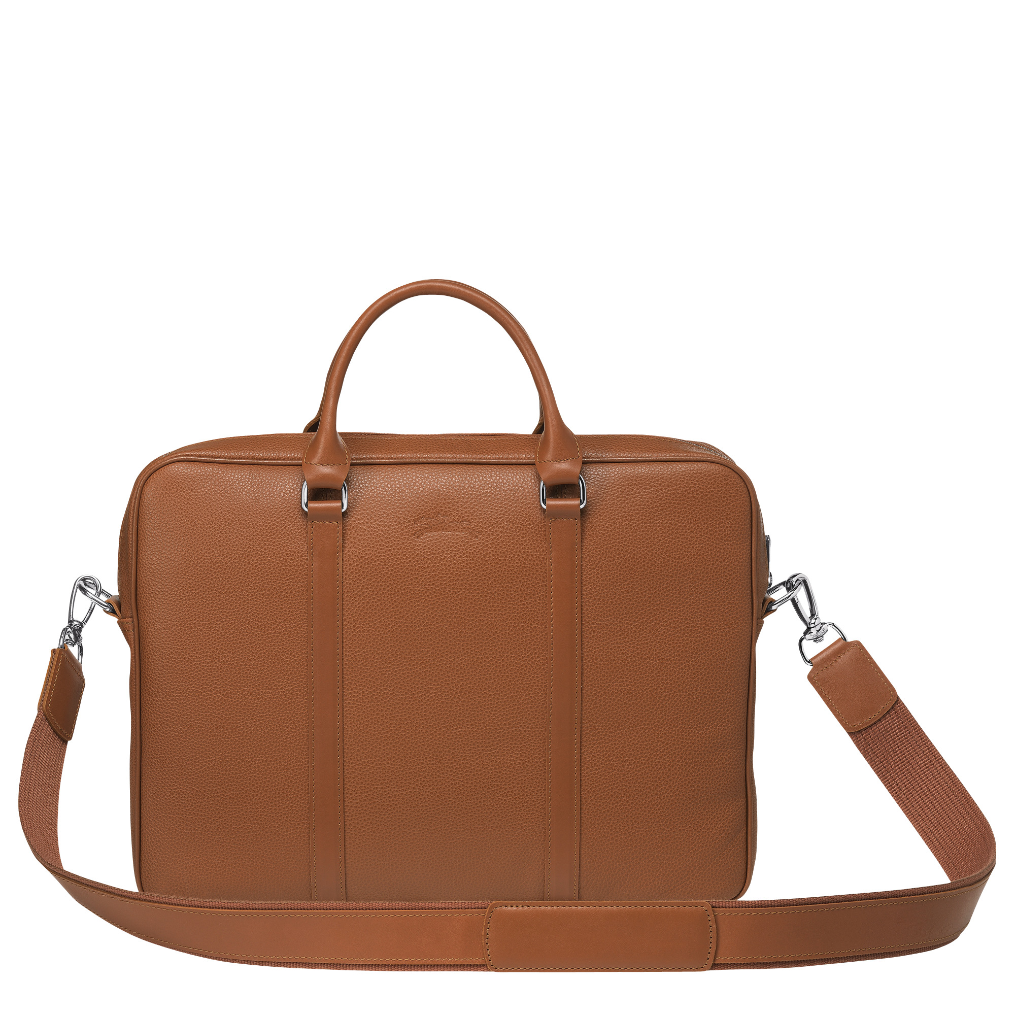 Le Foulonné XS Briefcase Caramel - Leather - 4