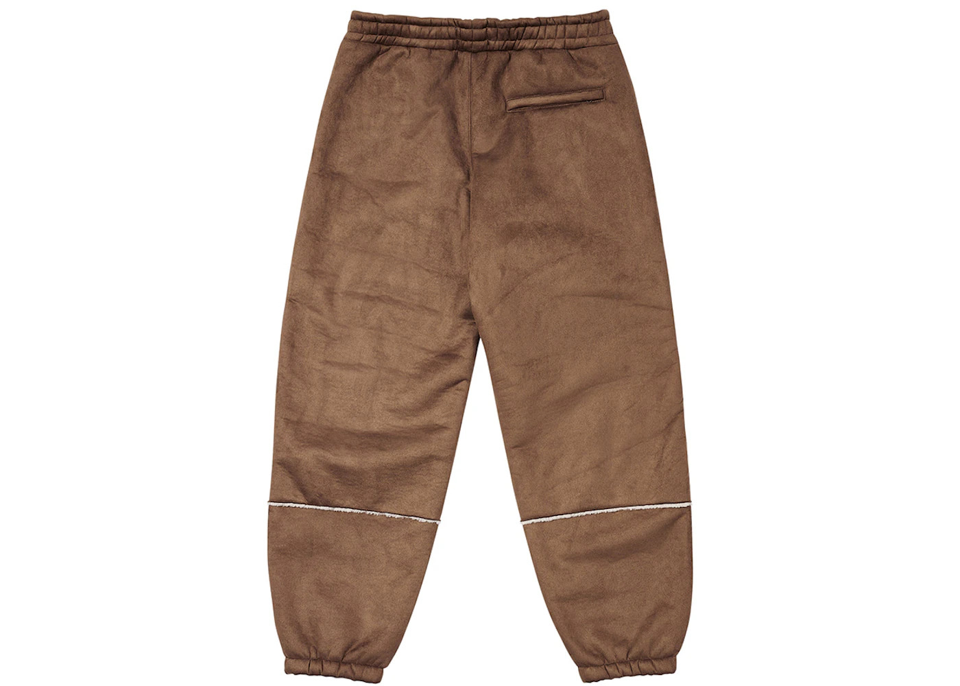 Palace Sherpa Faux Suede Jogger Caked Brown - 2