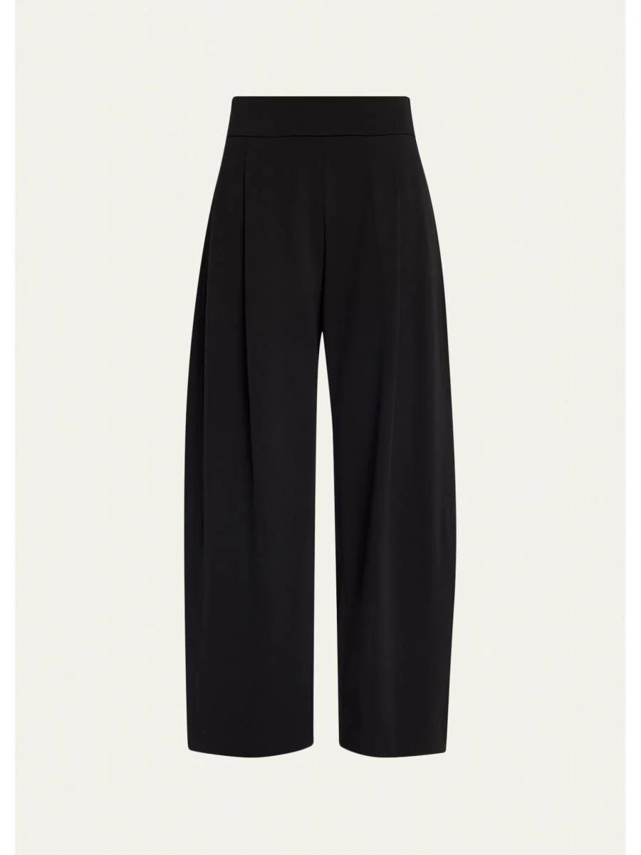 Walker Cropped Barrel-Leg Pants - 1