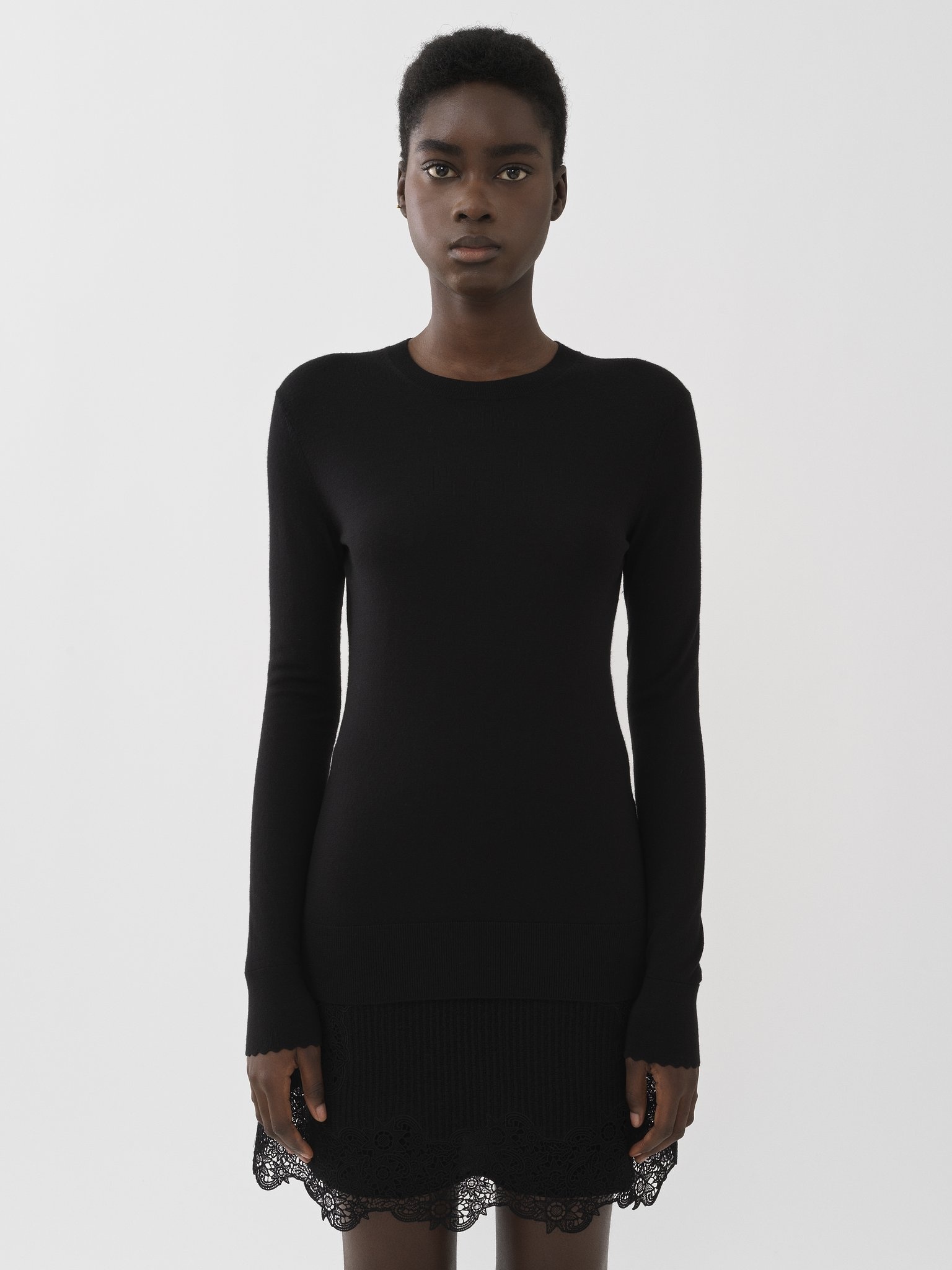 SCALLOPED SWEATER - 2