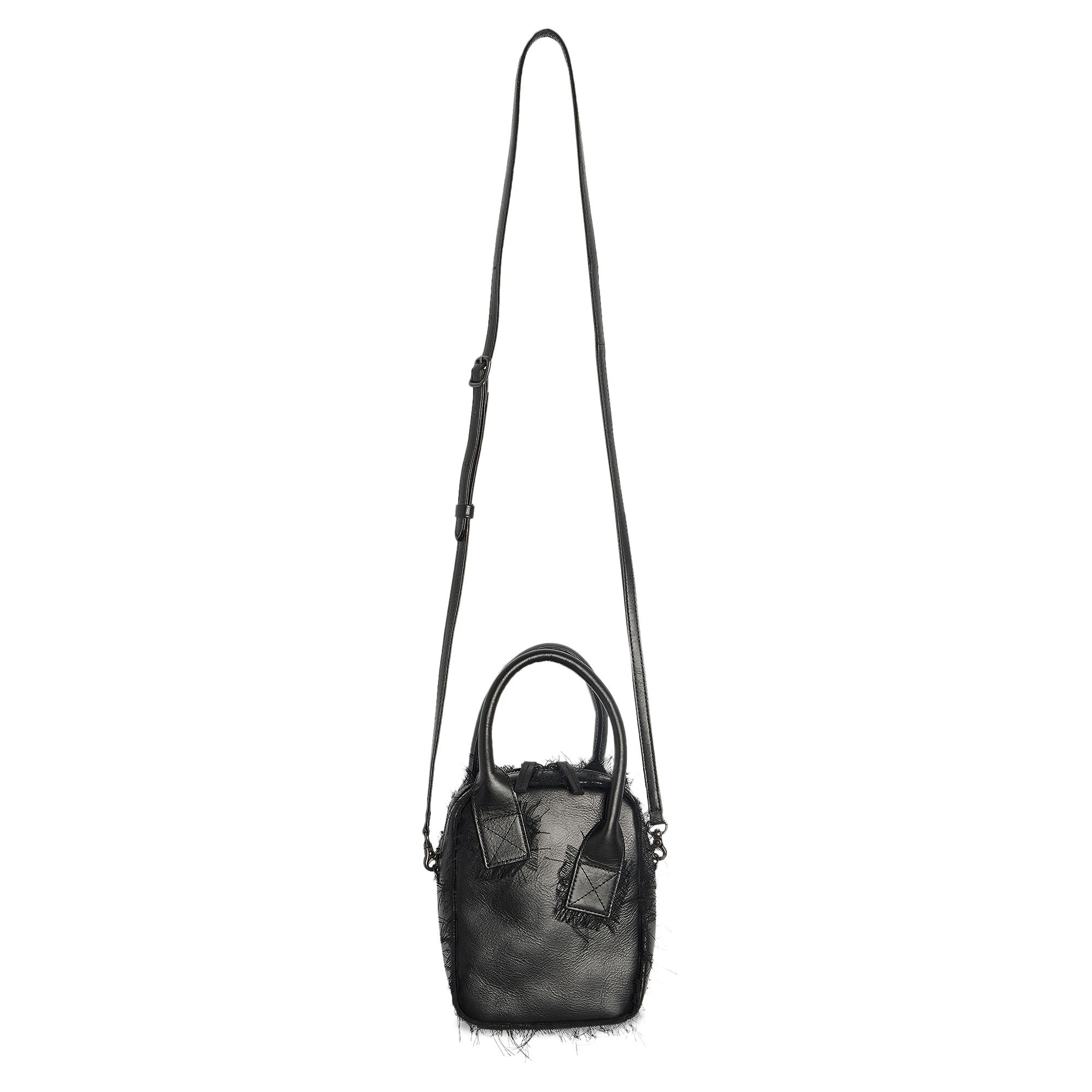 Y's Asymmetric Handle Shoulder Bag 'Black' - 1