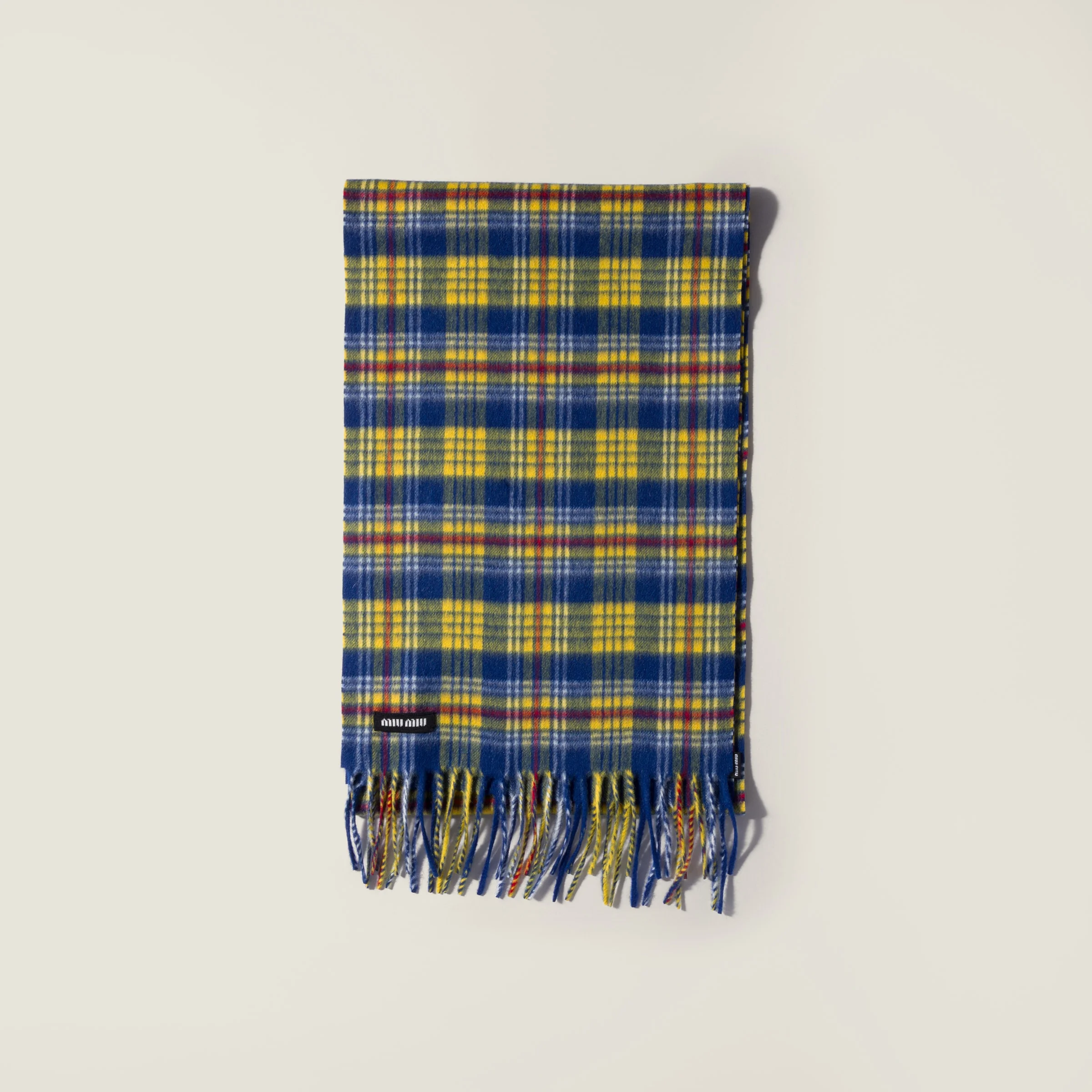 Wool and cashmere scarf - 1