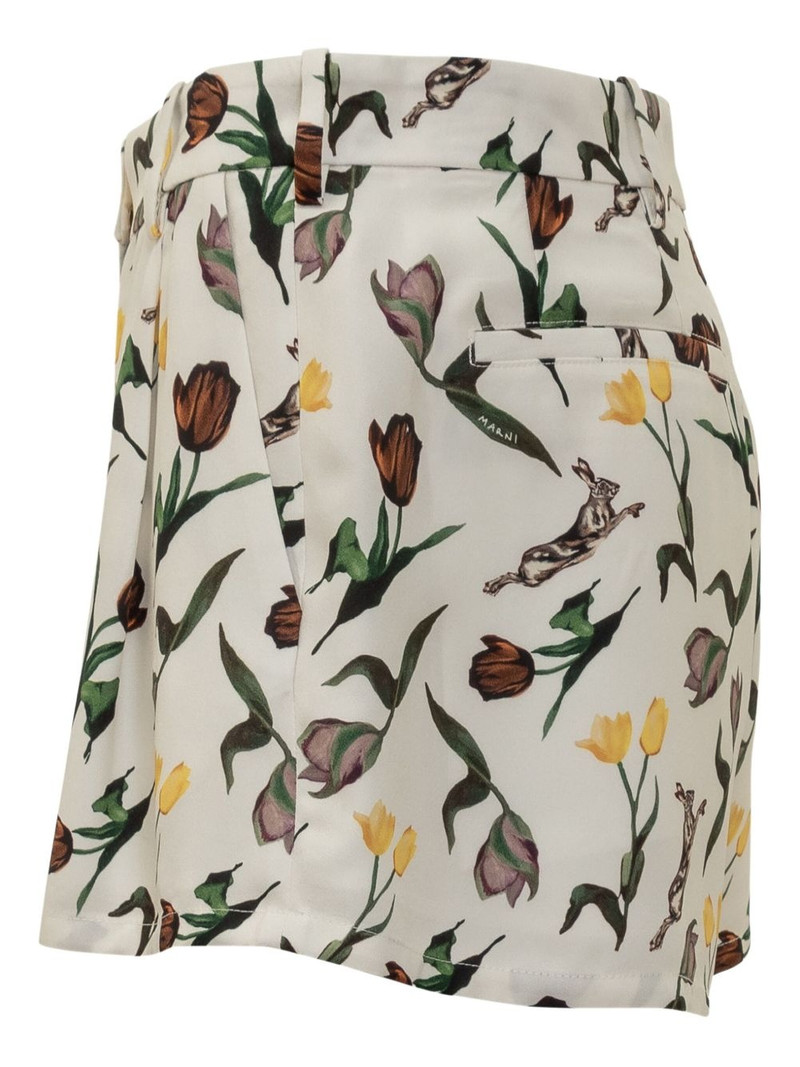 tulip hares-print shorts 3