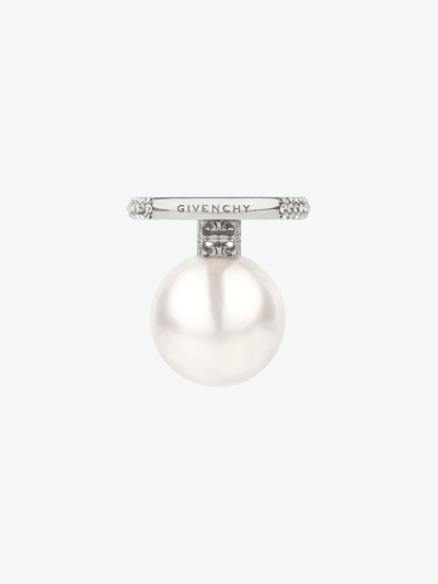 Givenchy PEARL RING IN METAL WITH CRYSTALS outlook