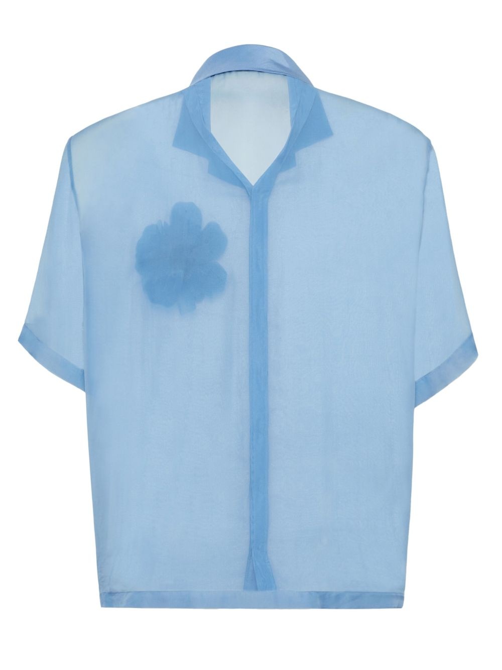 floral-detailing shirt - 2