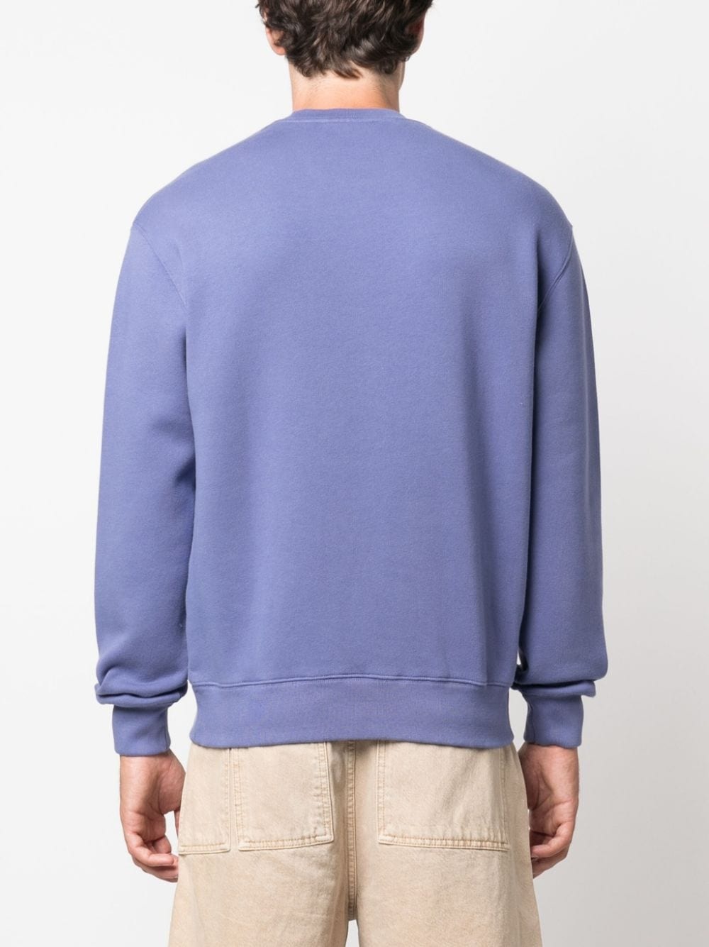 logo-print jersey sweatshirt - 4