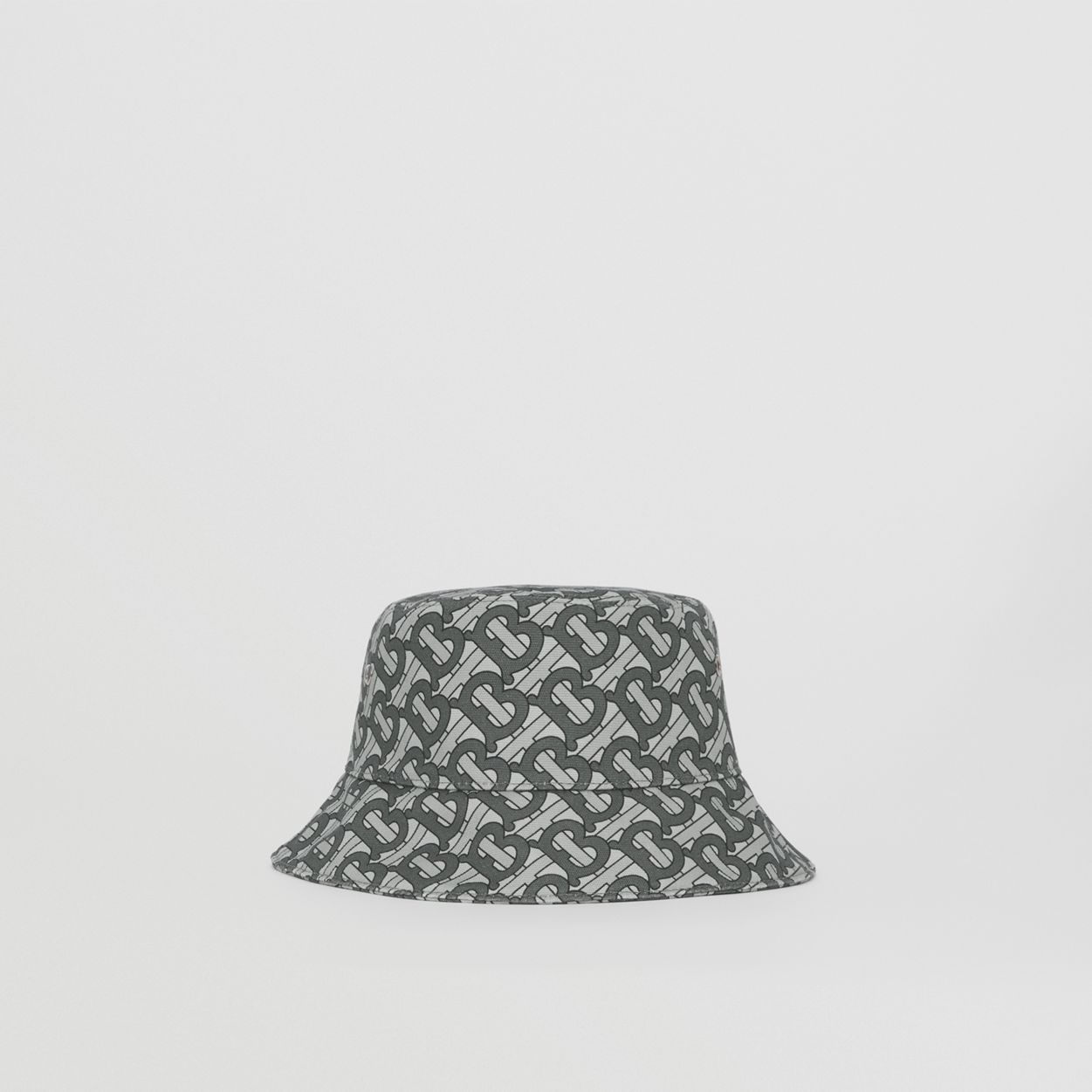 Monogram Print Cotton Bucket Hat - 1