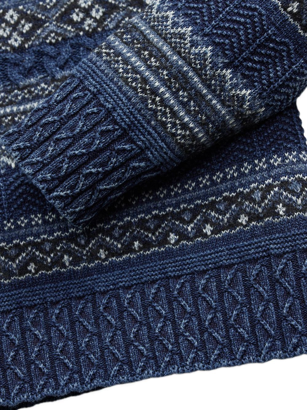 Fairisle V-neck sweater - 4