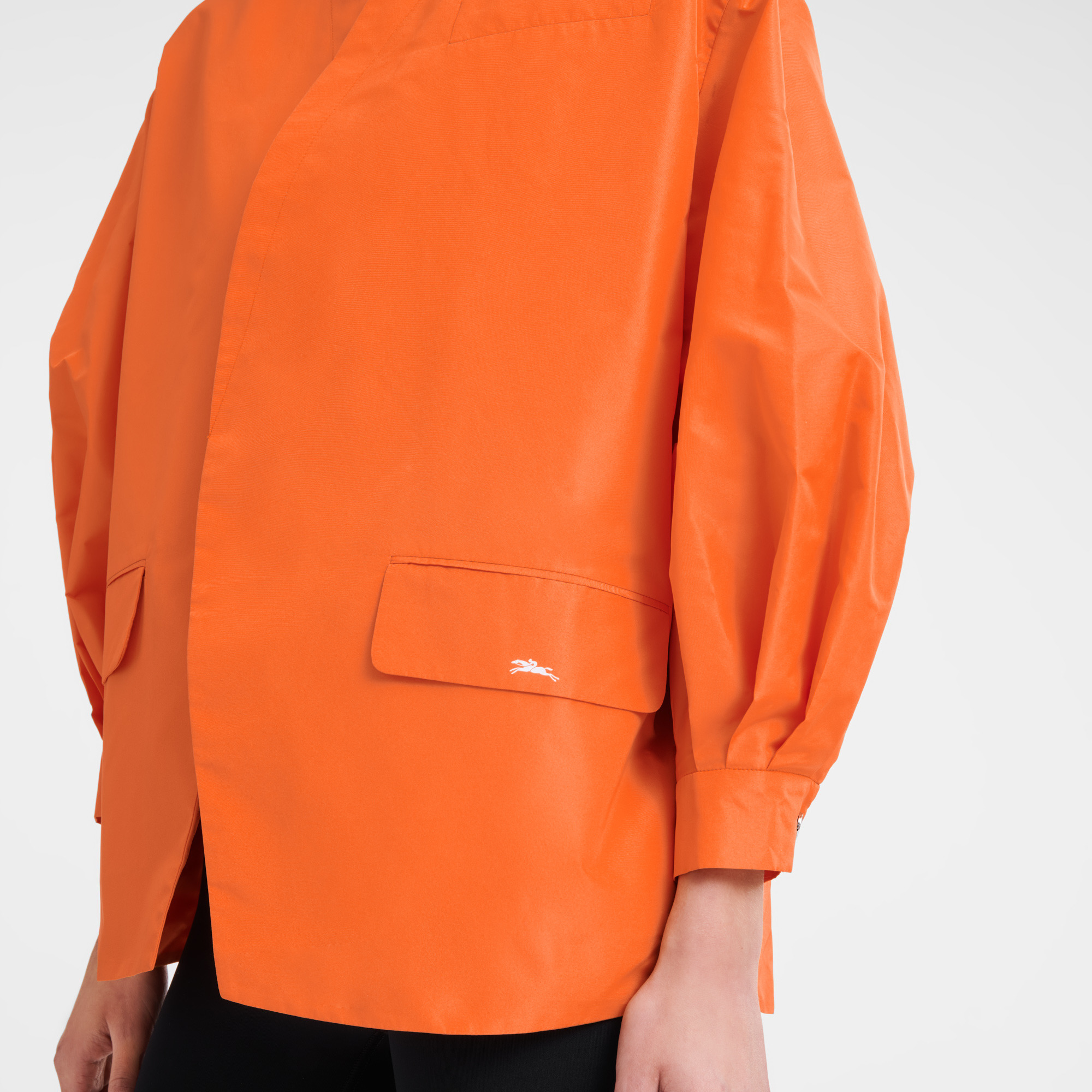 Kimono jacket Orange - Technical taffeta - 6