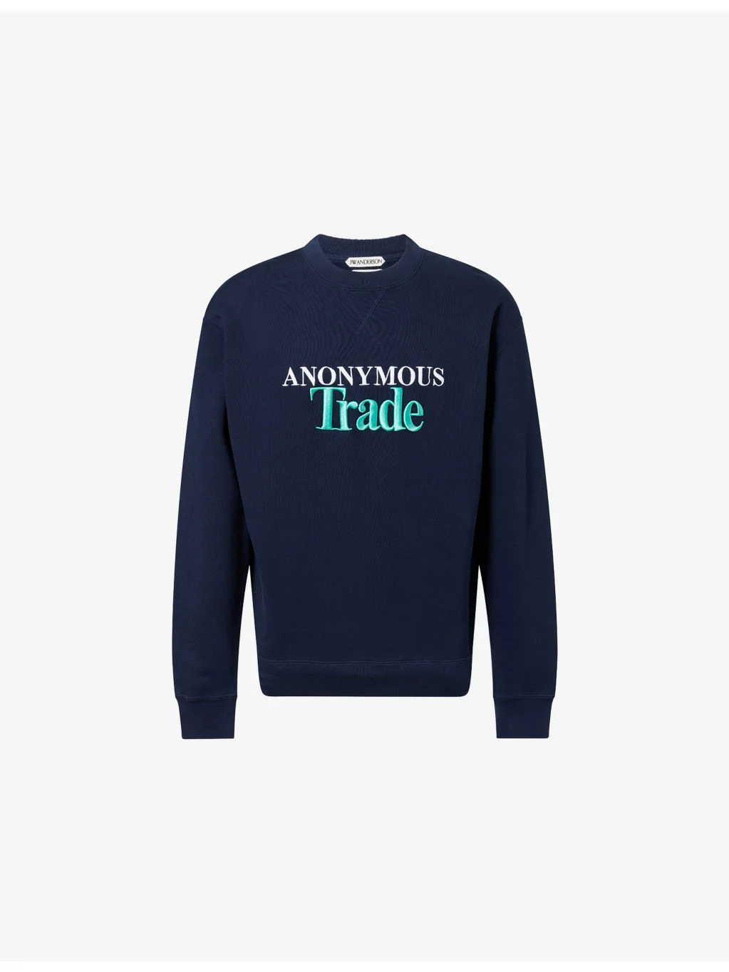 Anonymous Embroidered Cotton Sweatshirt - 1