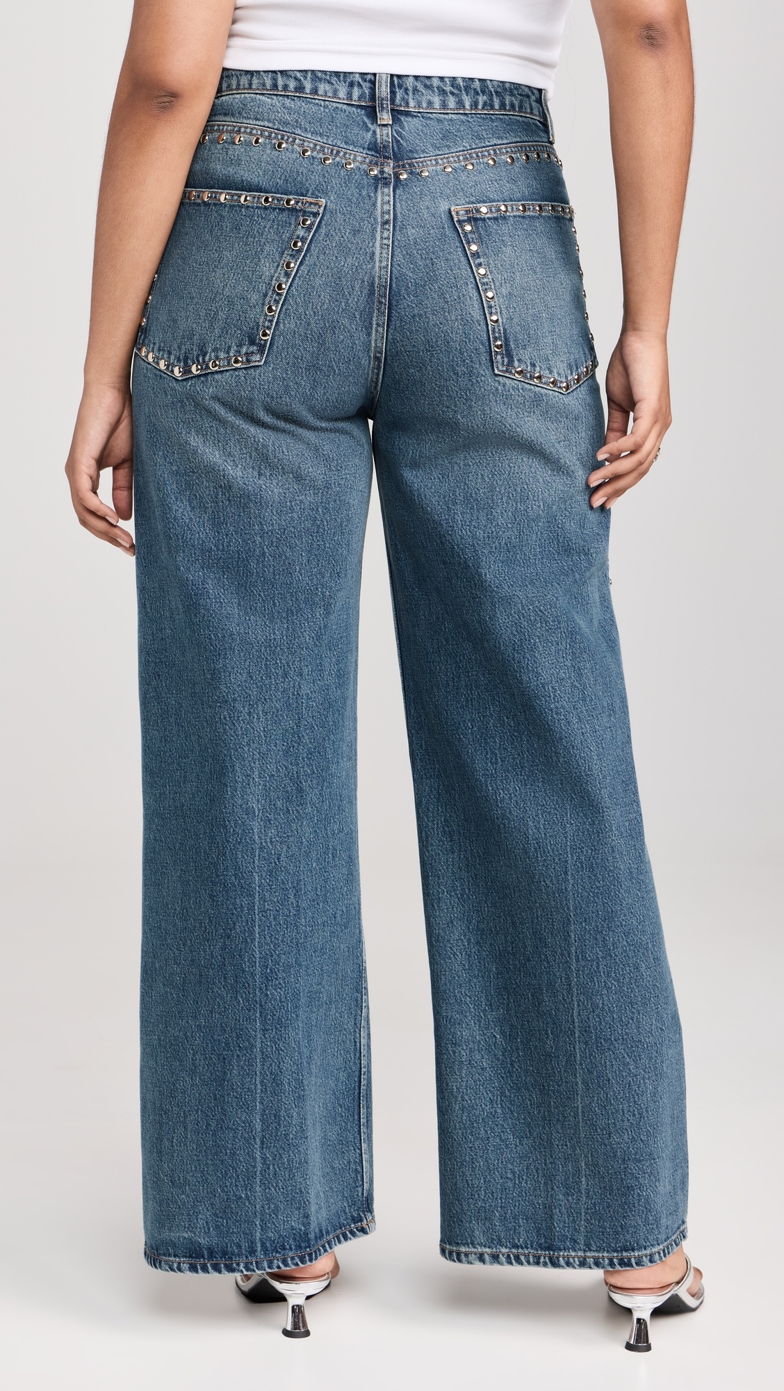 Cary High Rise Slouchy Wide Leg Jeans - 9