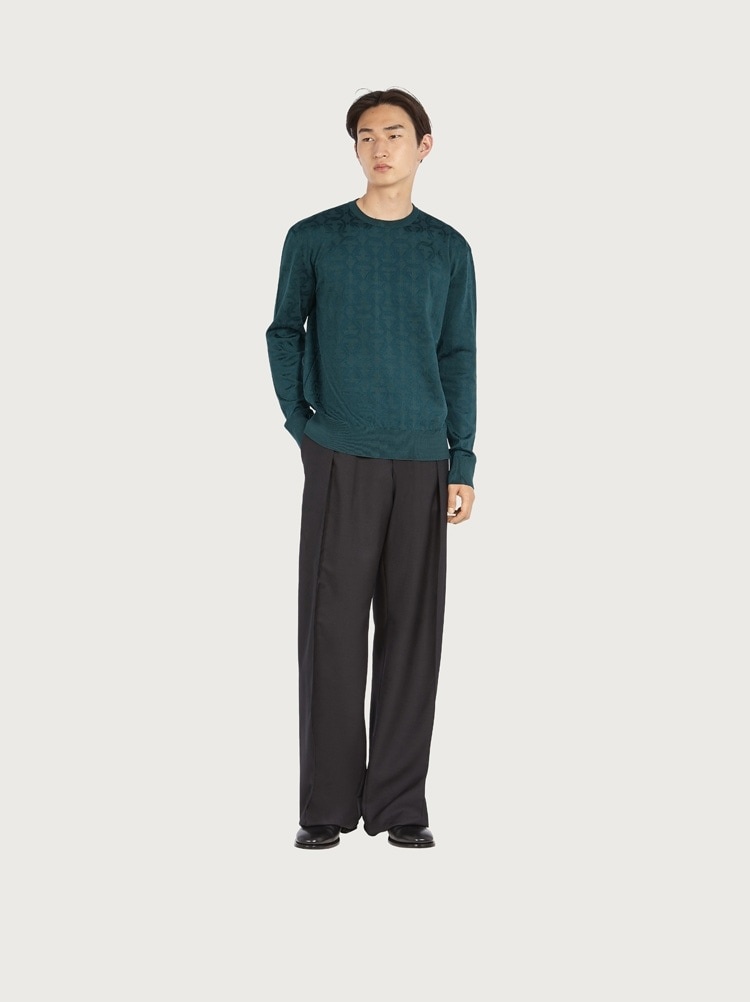 JACQUARD GANCINI SWEATER - 5