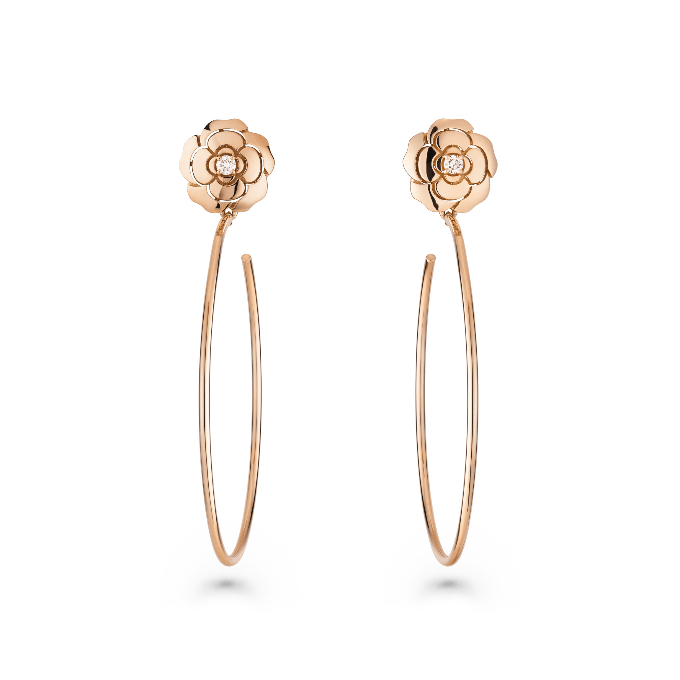 Extrait de Camélia hoop earrings - 1