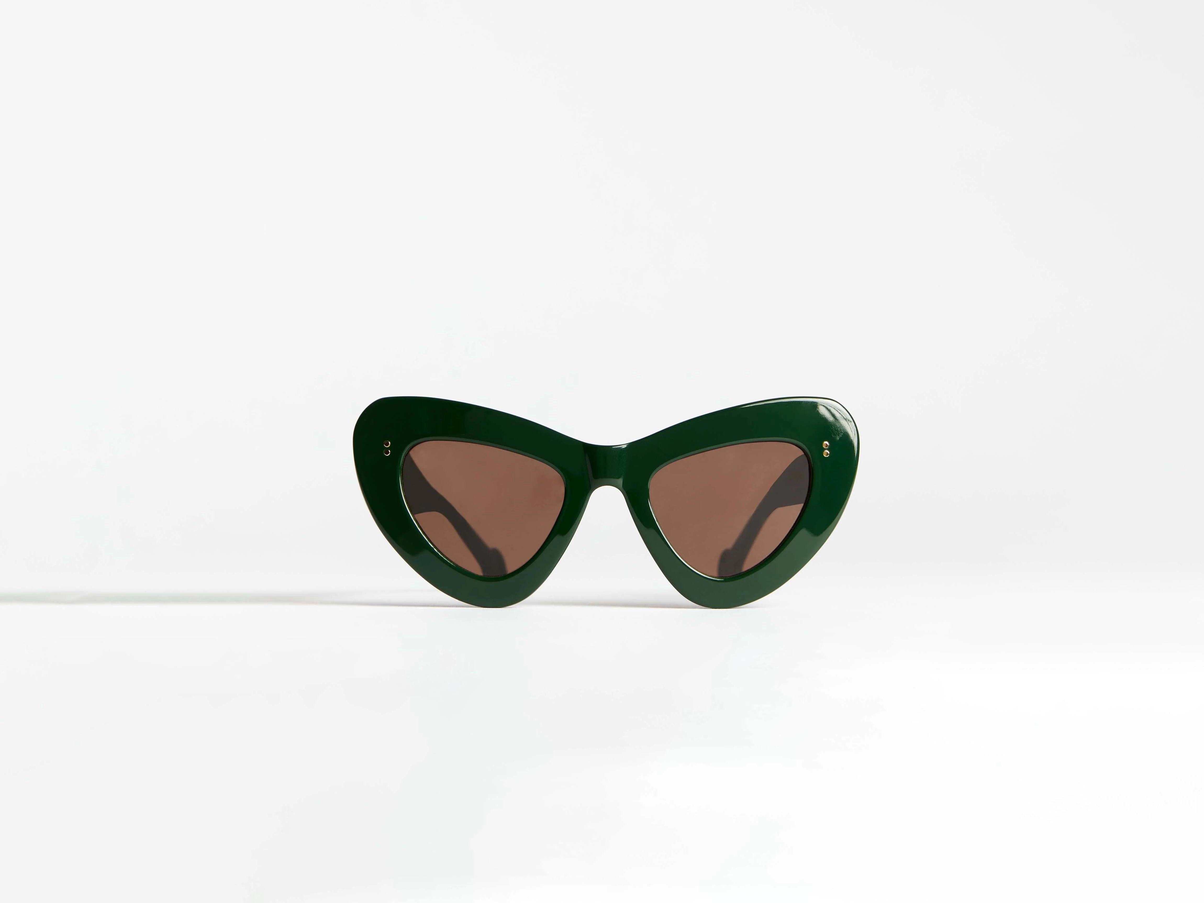 JWA06 BUTTERFLY SUNGLASSES IN FOREST GREEN - 1