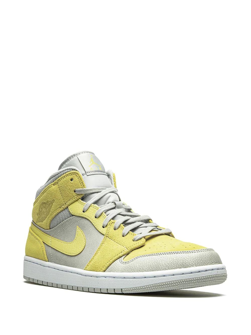 Air Jordan 1 Mid "Grey fog/Lemon wash" sneakers - 2