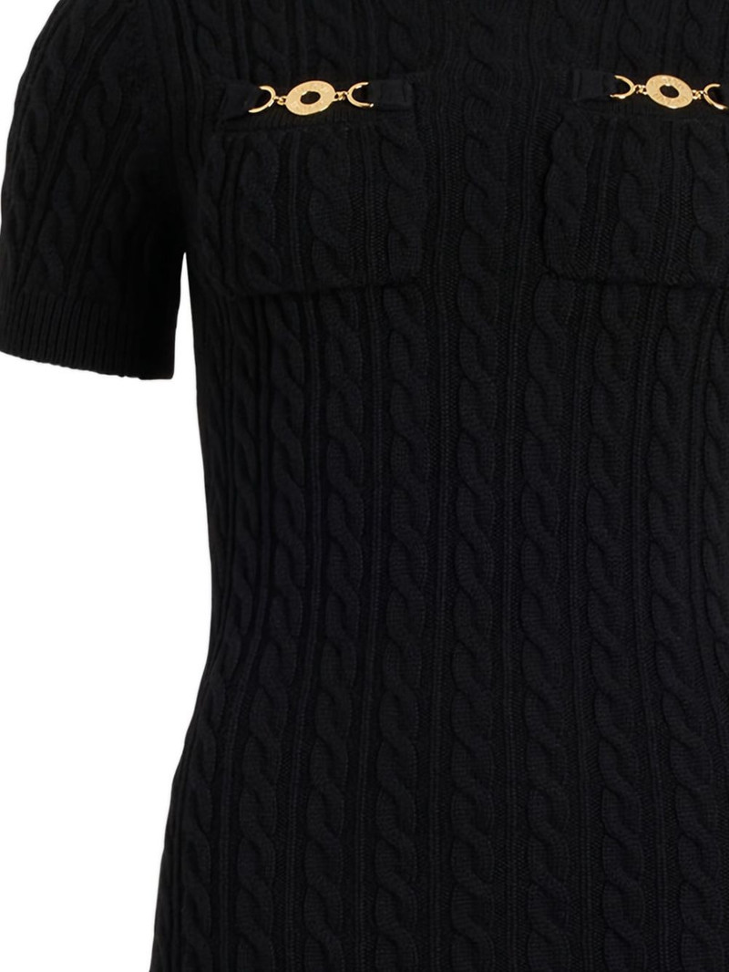 PATOU cable-knit mini dress outlook