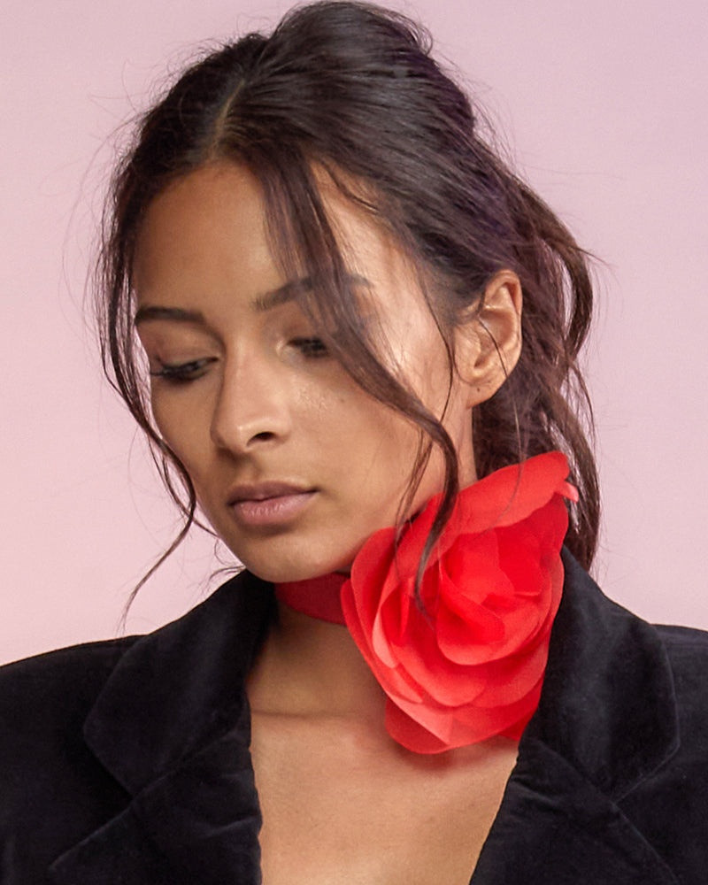 CYNTHIA ROWLEY Organza Flower Ties outlook