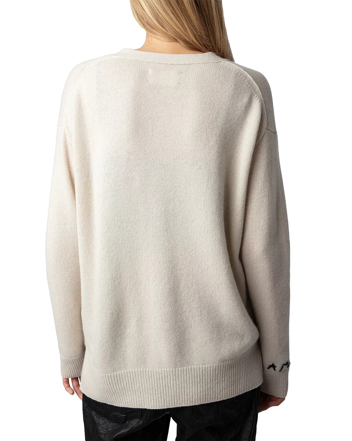 Mirka Cashmere Cardigan Sweater - 2