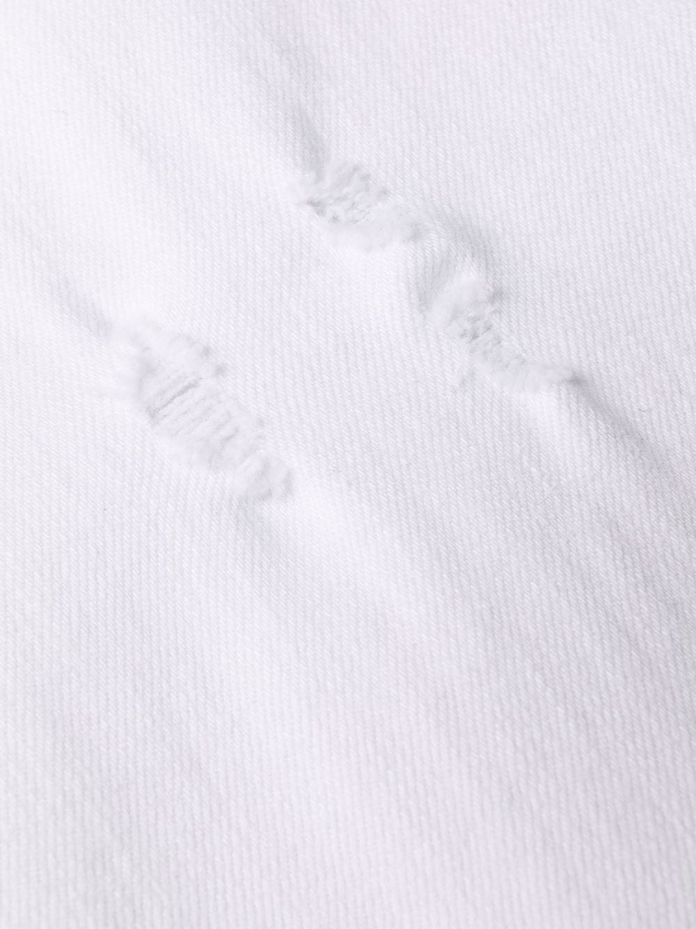 embroidered-logo straight-cut jeans - 6