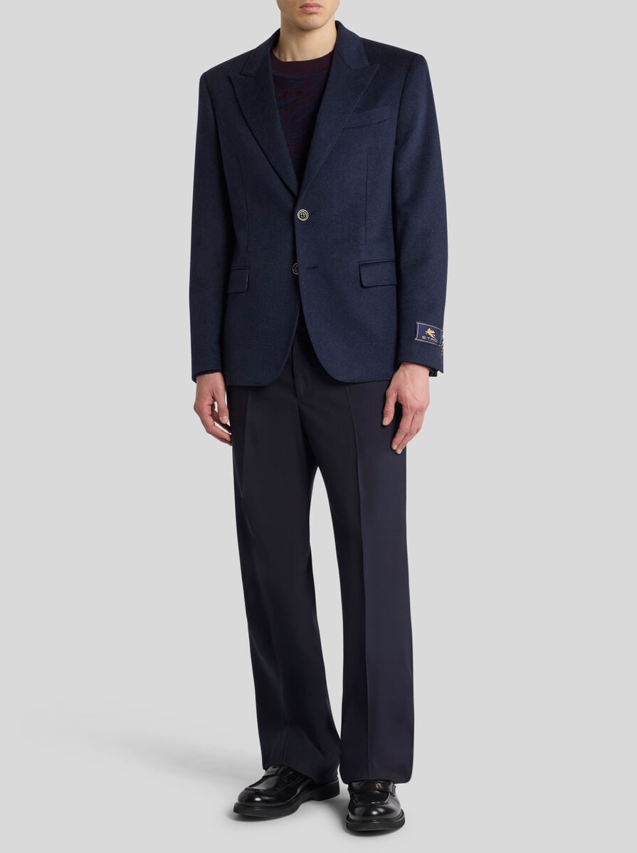 SINGLE-BREASTED CASHMERE JACKET - 3