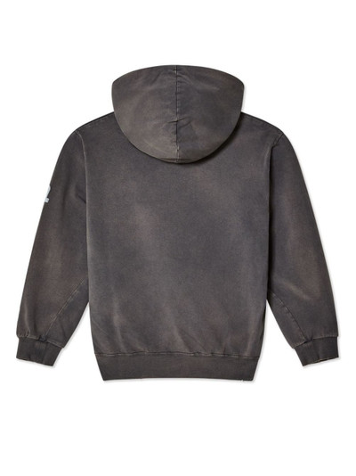 doublet Super Stretch distressed hoodie outlook