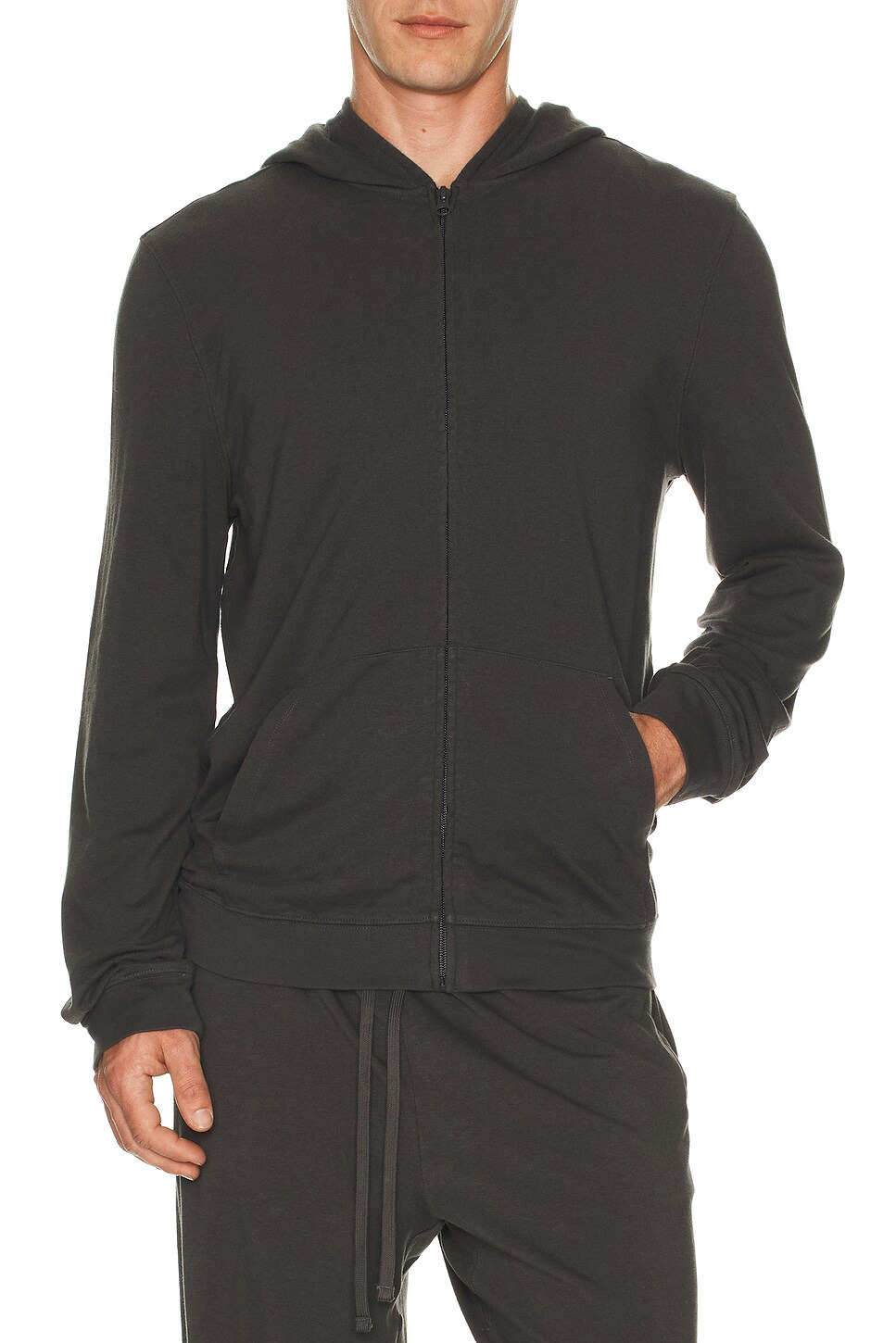 Jersey Zip Up Hoodie - 3