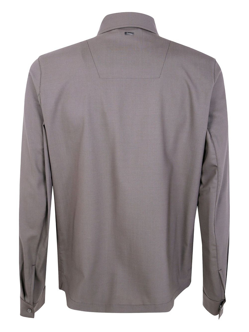 Herno button-fastening shirt jacket outlook