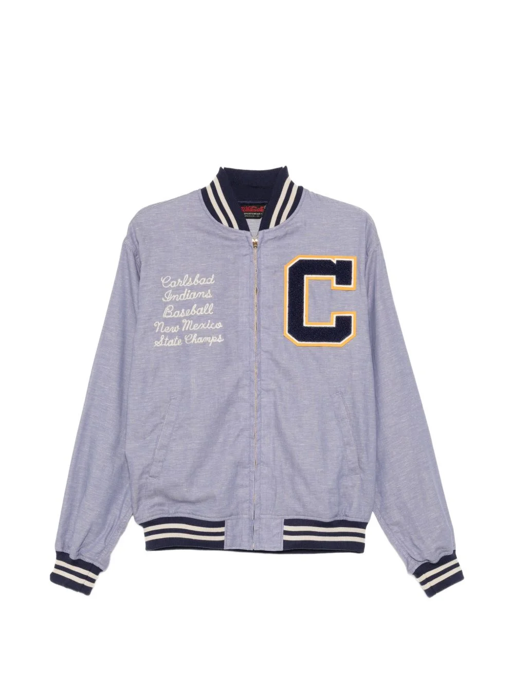 LETTER-PATCH BOMBER JACKET - 1