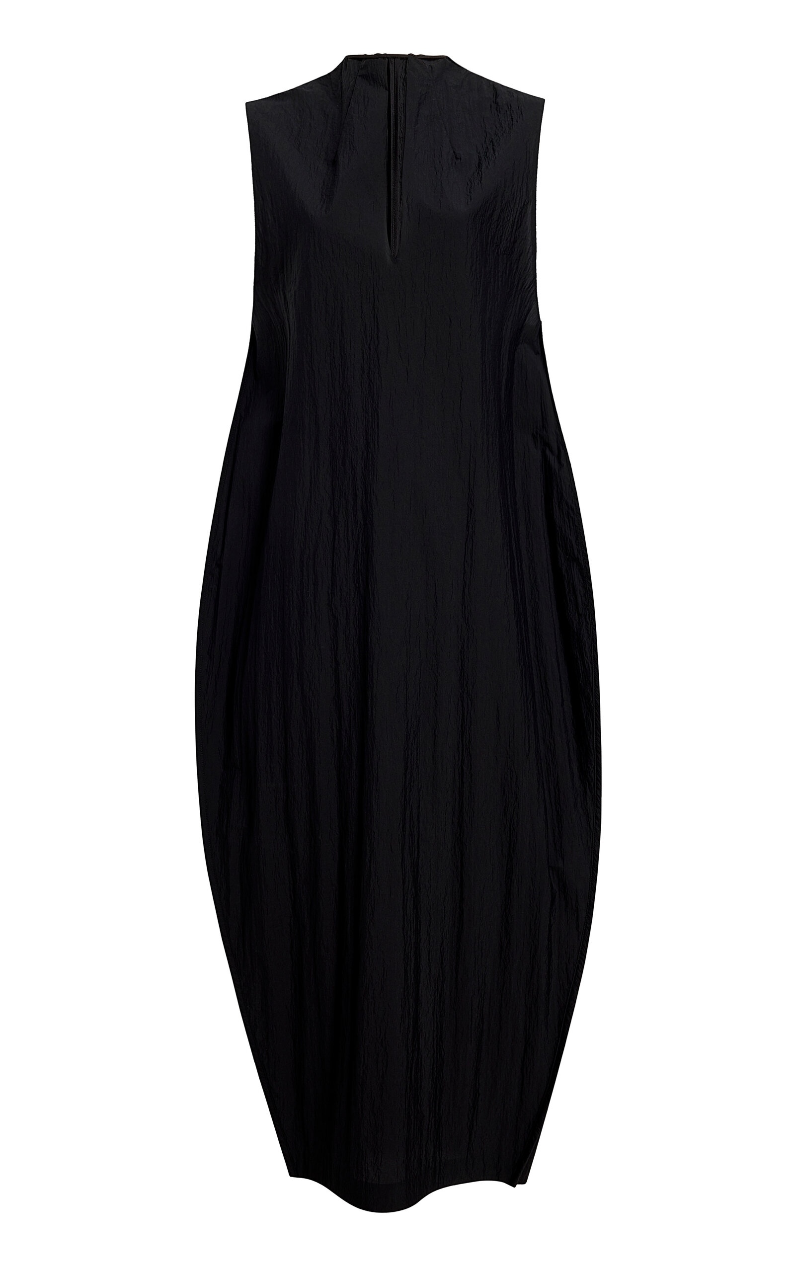 Blanche Silk Cocoon Maxi Dress black - 1