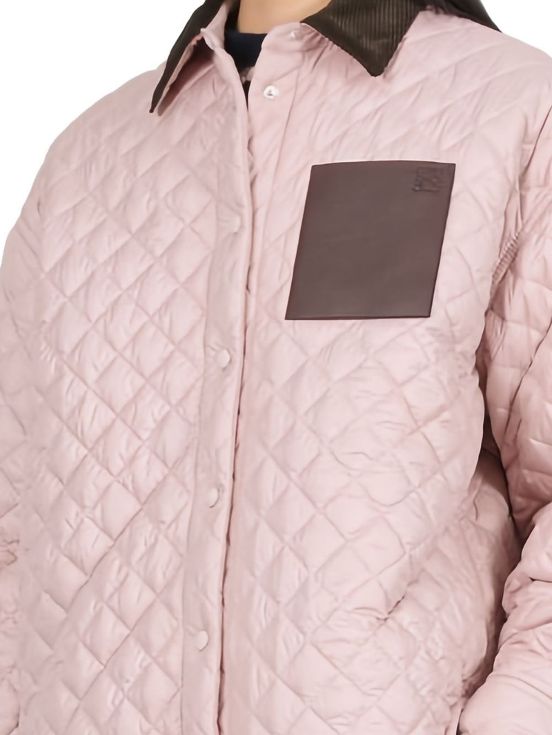 Loewe quilted panelled overshirt jacket outlook