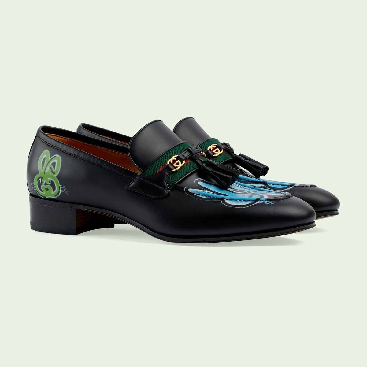 Men's loafer with Web and Interlocking G - 2