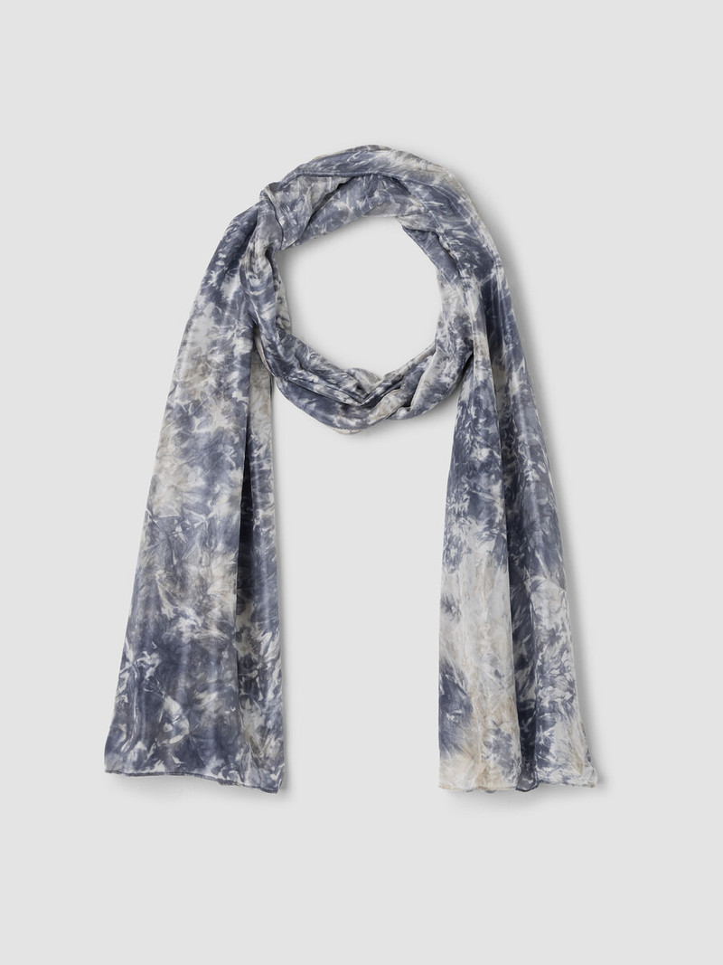 Hand-Dyed Silk Scarf 1