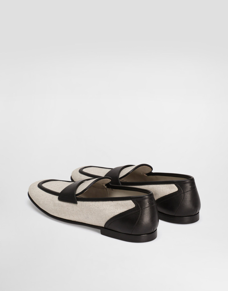 Dolce & Gabbana Salt&pepper and nappa slipper outlook