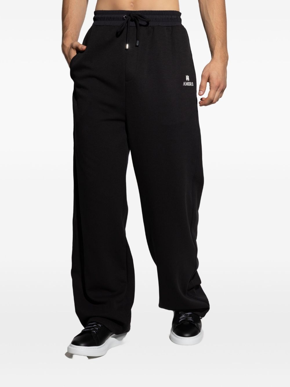 drawstring track pants - 3