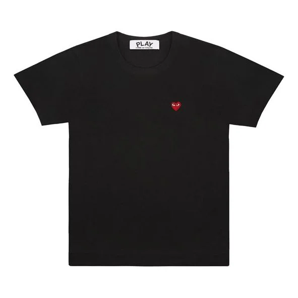 (WMNS) COMME des GARCONS PLAY Mini Heart Logo Tee 'Black' AZ-T199-051-1 - 1