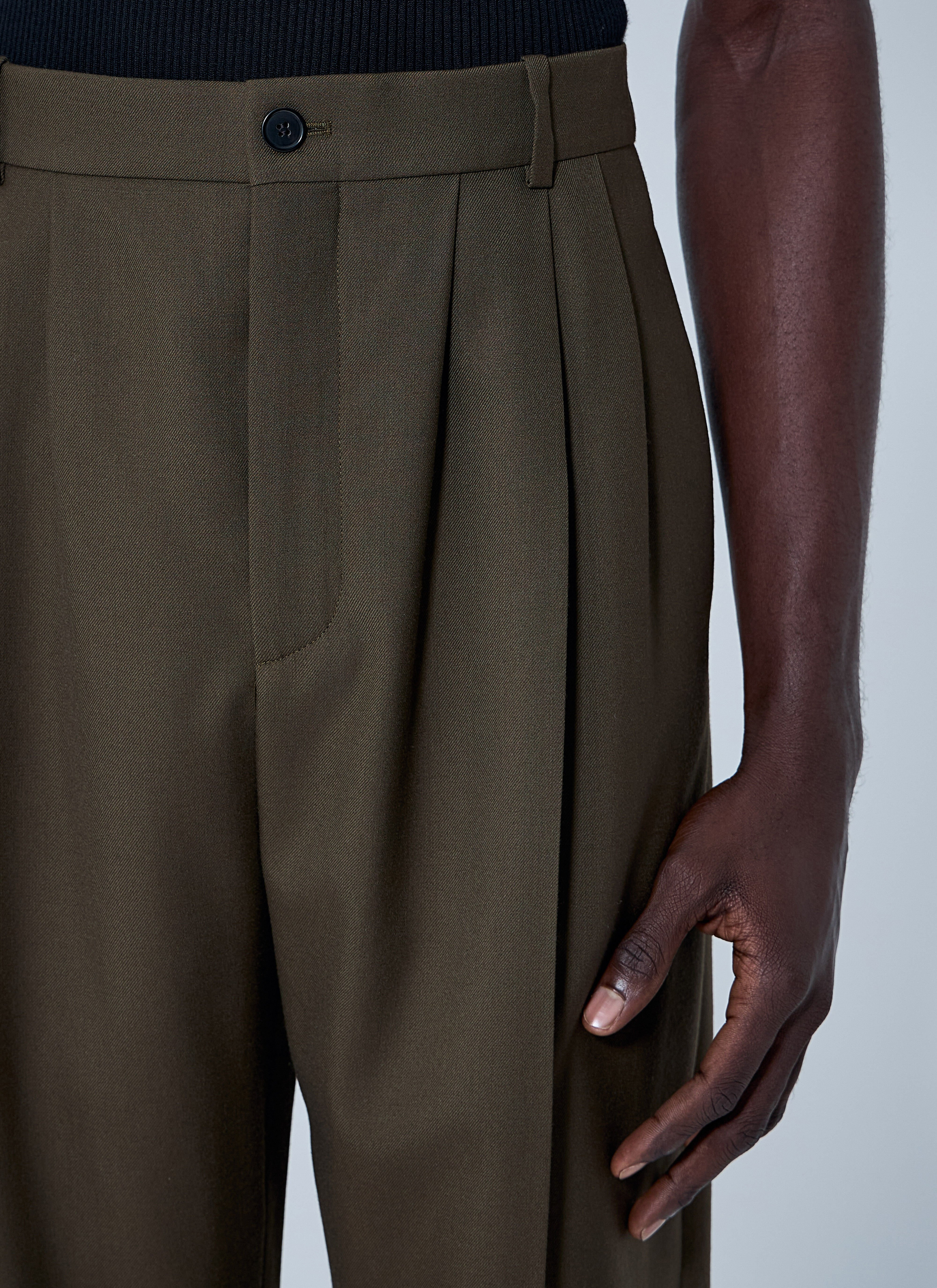 Wool Tailored Pants - 5